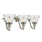 Innovations Lighting Large Cone 3 Light Bath Vanity Light Part Of The Franklin Restoration Collection 515-3W-SN-G44-LED