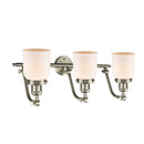 Innovations Lighting Small Bell 3 Light Bath Vanity Light Part Of The Franklin Restoration Collection 515-3W-SN-G51-LED