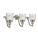 Innovations Lighting Small Bell 3 Light Bath Vanity Light Part Of The Franklin Restoration Collection 515-3W-SN-G54