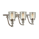 Innovations Lighting Small Bell 3 Light Bath Vanity Light Part Of The Franklin Restoration Collection 515-3W-SN-G58-LED