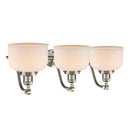 Innovations Lighting Large Bell 3 Light Bath Vanity Light Part Of The Franklin Restoration Collection 515-3W-SN-G71-LED