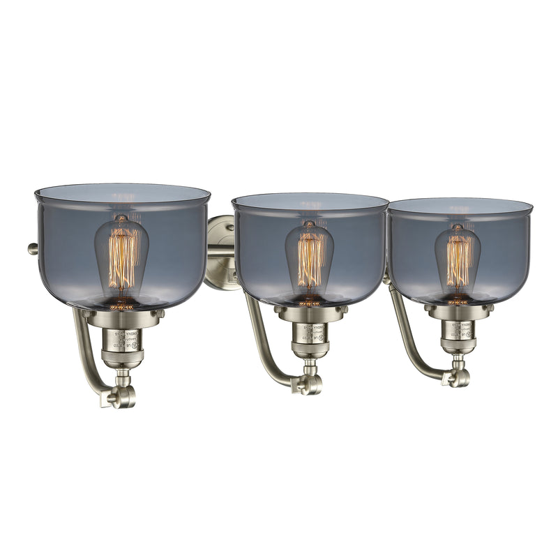 Innovations Lighting Large Bell 3 Light Bath Vanity Light Part Of The Franklin Restoration Collection 515-3W-SN-G73