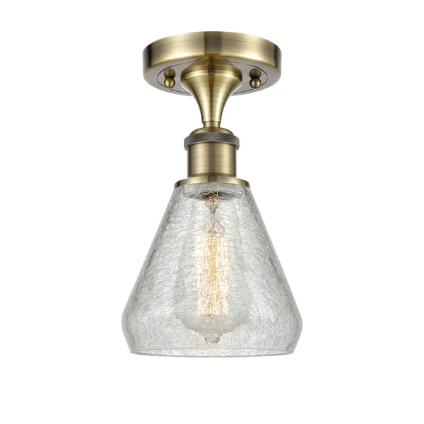 Innovations Lighting Conesus 1 Light Semi-Flush Mount Part Of The Ballston Collection 516-1C-AB-G275