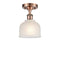 Innovations Lighting Dayton 1 Light Semi-Flush Mount Part Of The Ballston Collection 516-1C-AC-G411