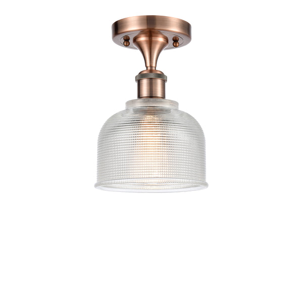 Innovations Lighting Dayton 1 Light Semi-Flush Mount Part Of The Ballston Collection 516-1C-AC-G412