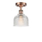 Innovations Lighting Dayton 1 Light Semi-Flush Mount Part Of The Ballston Collection 516-1C-AC-G412