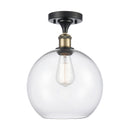 Innovations Lighting Athens 1 Light 10" Semi-Flush Mount 516-1C-BAB-G122-10