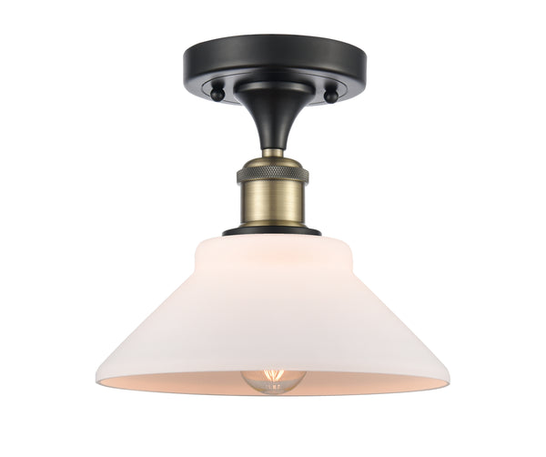 Innovations Lighting Orwell 1 Light Semi-Flush Mount Part Of The Ballston Collection 516-1C-BAB-G131-LED