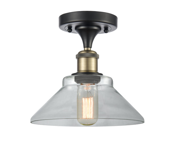 Innovations Lighting Orwell 1 Light Semi-Flush Mount Part Of The Ballston Collection 516-1C-BAB-G132