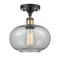 Innovations Lighting Gorham 1 Light Semi-Flush Mount Part Of The Ballston Collection 516-1C-BAB-G247-LED