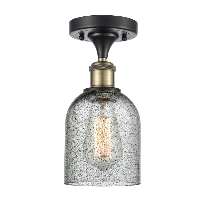Innovations Lighting Caledonia 1 Light Semi-Flush Mount Part Of The Ballston Collection 516-1C-BAB-G257
