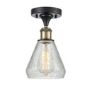 Innovations Lighting Conesus 1 Light Semi-Flush Mount Part Of The Ballston Collection 516-1C-BAB-G275
