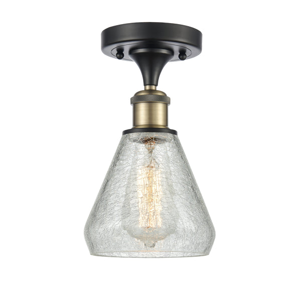 Innovations Lighting Conesus 1 Light Semi-Flush Mount Part Of The Ballston Collection 516-1C-BAB-G275