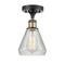 Innovations Lighting Conesus 1 Light Semi-Flush Mount Part Of The Ballston Collection 516-1C-BAB-G275