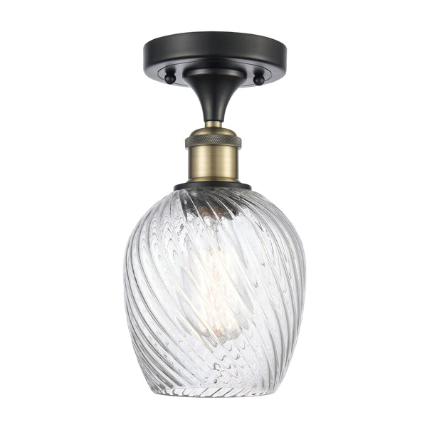 Innovations Lighting Salina 1 Light Semi-Flush Mount Part Of The Ballston Collection 516-1C-BAB-G292