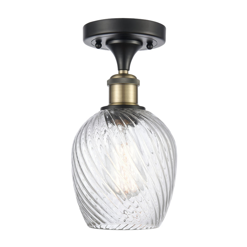 Innovations Lighting Salina 1 Light Semi-Flush Mount Part Of The Ballston Collection 516-1C-BAB-G292