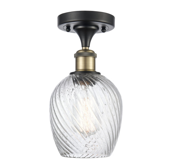 Innovations Lighting Salina 1 Light Semi-Flush Mount Part Of The Ballston Collection 516-1C-BAB-G292-LED