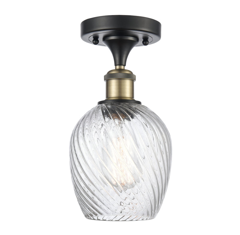 Innovations Lighting Salina 1 Light Semi-Flush Mount Part Of The Ballston Collection 516-1C-BAB-G292-LED