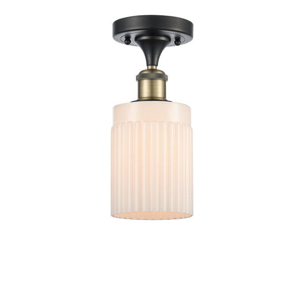 Innovations Lighting Hadley 1 Light Semi-Flush Mount Part Of The Ballston Collection 516-1C-BAB-G341