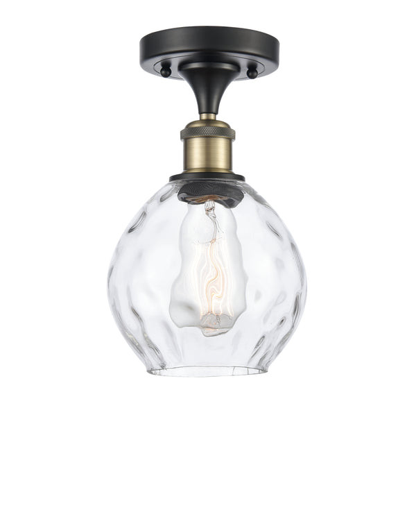 Innovations Lighting Small Waverly 1 Light Semi-Flush Mount Part Of The Ballston Collection 516-1C-BAB-G362-LED