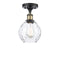 Innovations Lighting Small Waverly 1 Light Semi-Flush Mount Part Of The Ballston Collection 516-1C-BAB-G362