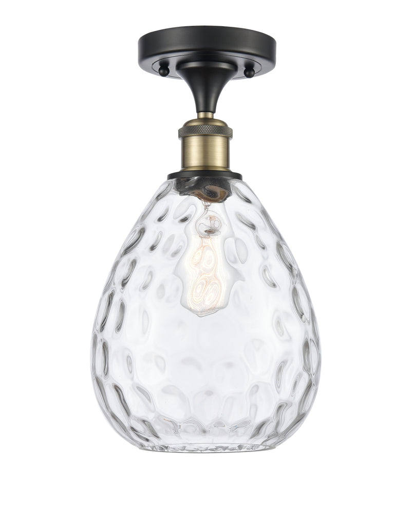 Innovations Lighting Large Waverly 1 Light Semi-Flush Mount Part Of The Ballston Collection 516-1C-BAB-G372-LED
