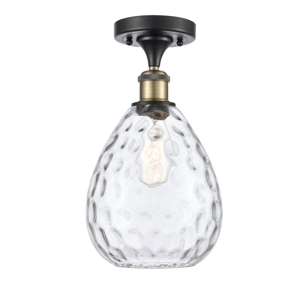 Innovations Lighting Large Waverly 1 Light Semi-Flush Mount Part Of The Ballston Collection 516-1C-BAB-G372