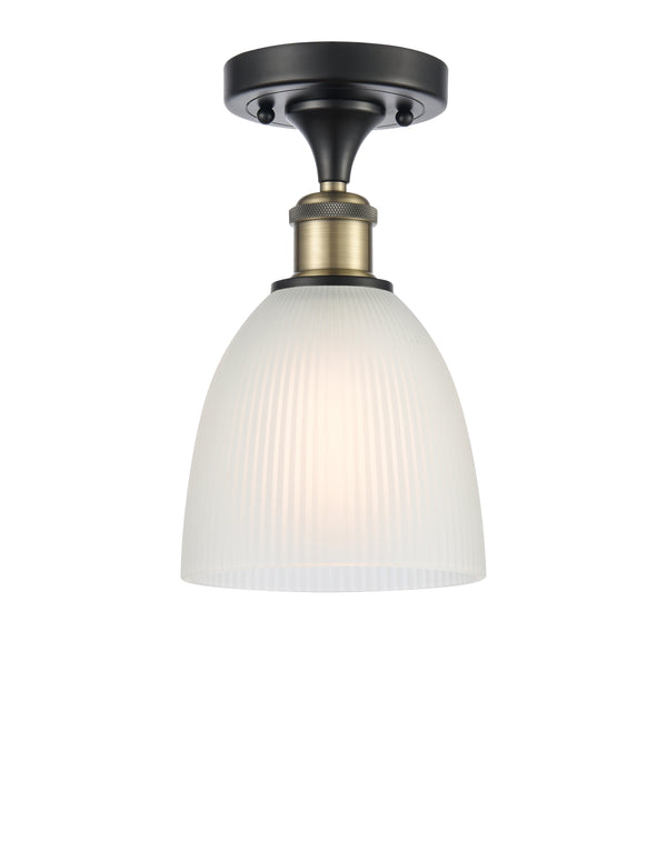 Innovations Lighting Castile 1 Light Semi-Flush Mount Part Of The Ballston Collection 516-1C-BAB-G381-LED