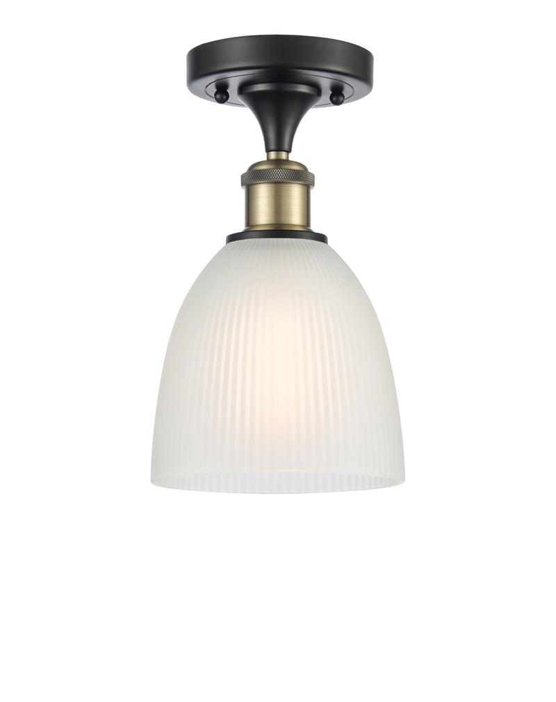 Innovations Lighting Castile 1 Light Semi-Flush Mount Part Of The Ballston Collection 516-1C-BAB-G381-LED