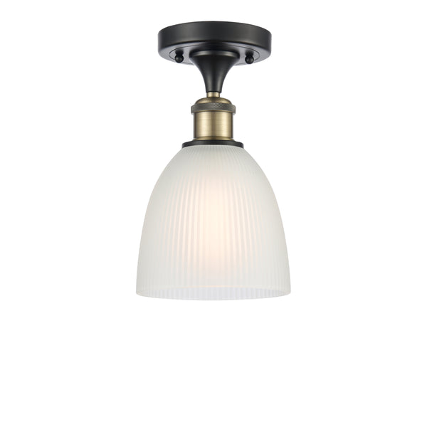 Innovations Lighting Castile 1 Light Semi-Flush Mount Part Of The Ballston Collection 516-1C-BAB-G381