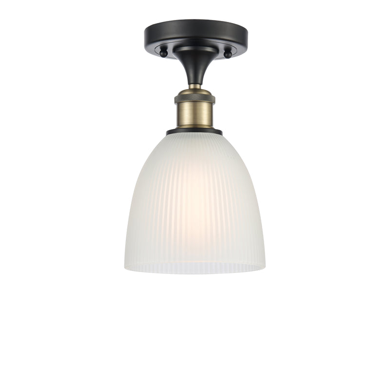 Innovations Lighting Castile 1 Light Semi-Flush Mount Part Of The Ballston Collection 516-1C-BAB-G381