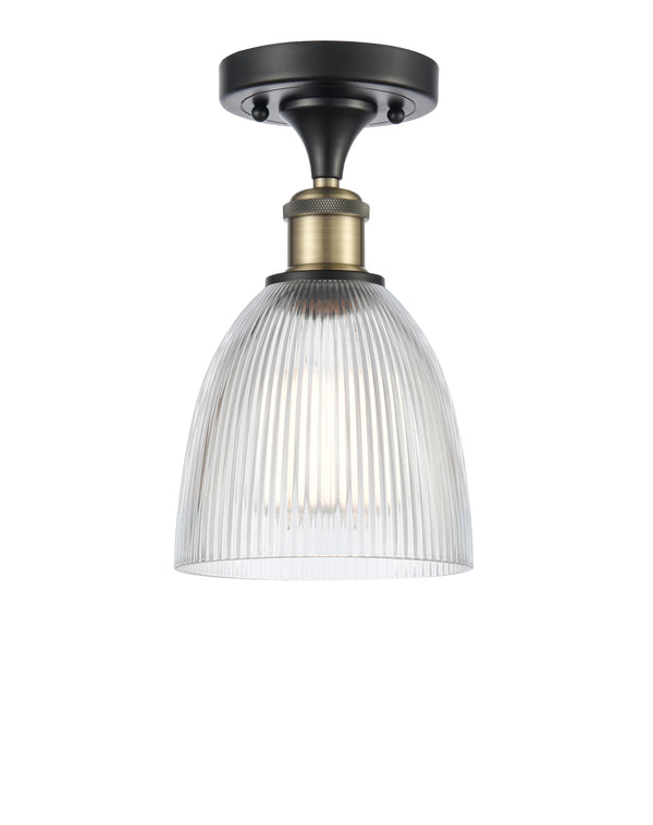 Innovations Lighting Castile 1 Light Semi-Flush Mount Part Of The Ballston Collection 516-1C-BAB-G382-LED