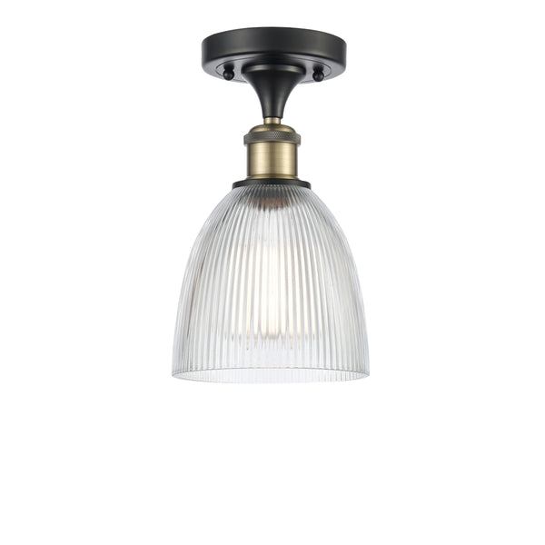 Innovations Lighting Castile 1 Light Semi-Flush Mount Part Of The Ballston Collection 516-1C-BAB-G382