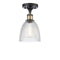 Innovations Lighting Castile 1 Light Semi-Flush Mount Part Of The Ballston Collection 516-1C-BAB-G382