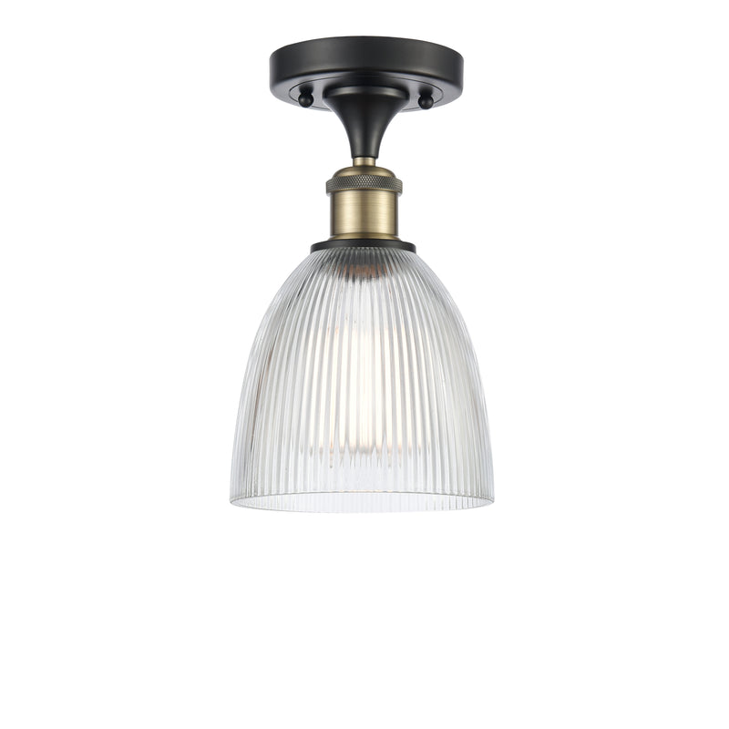 Innovations Lighting Castile 1 Light Semi-Flush Mount Part Of The Ballston Collection 516-1C-BAB-G382