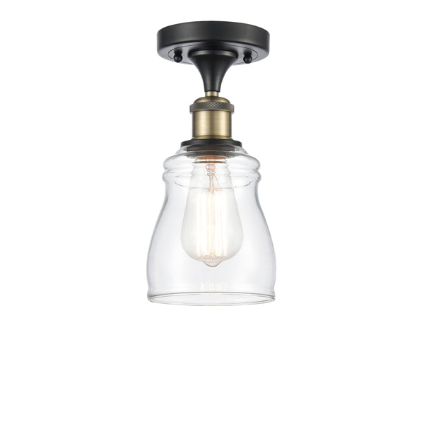 Innovations Lighting Ellery 1 Light Semi-Flush Mount Part Of The Ballston Collection 516-1C-BAB-G392