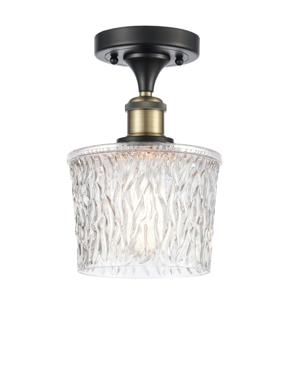 Innovations Lighting Niagra 1 Light Semi-Flush Mount Part Of The Ballston Collection 516-1C-BAB-G402-LED
