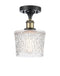 Innovations Lighting Niagra 1 Light Semi-Flush Mount Part Of The Ballston Collection 516-1C-BAB-G402-LED