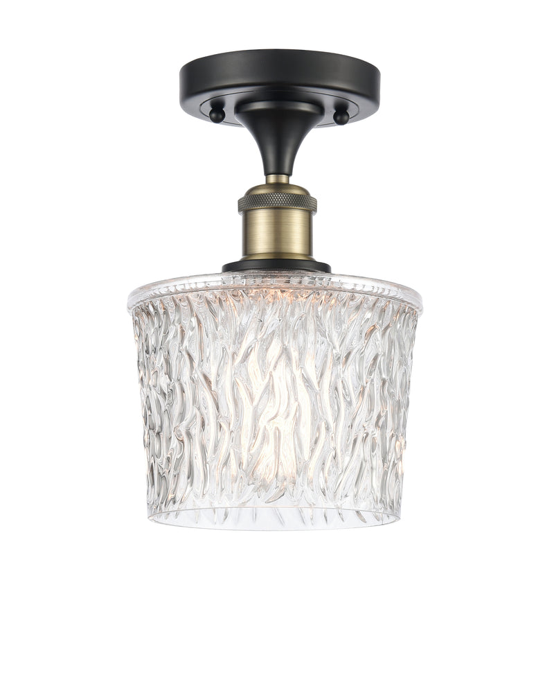 Innovations Lighting Niagra 1 Light Semi-Flush Mount Part Of The Ballston Collection 516-1C-BAB-G402-LED