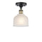 Innovations Lighting Dayton 1 Light Semi-Flush Mount Part Of The Ballston Collection 516-1C-BAB-G411