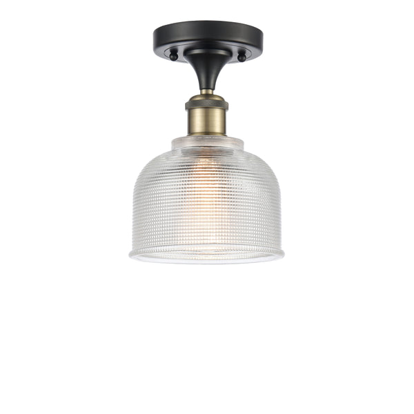 Innovations Lighting Dayton 1 Light Semi-Flush Mount Part Of The Ballston Collection 516-1C-BAB-G412