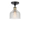 Innovations Lighting Dayton 1 Light Semi-Flush Mount Part Of The Ballston Collection 516-1C-BAB-G412