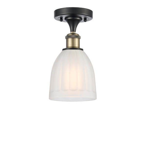Innovations Lighting Brookfield 1 Light Semi-Flush Mount Part Of The Ballston Collection 516-1C-BAB-G441
