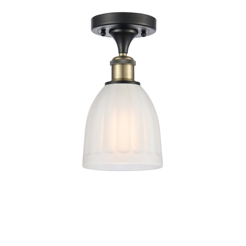 Innovations Lighting Brookfield 1 Light Semi-Flush Mount Part Of The Ballston Collection 516-1C-BAB-G441