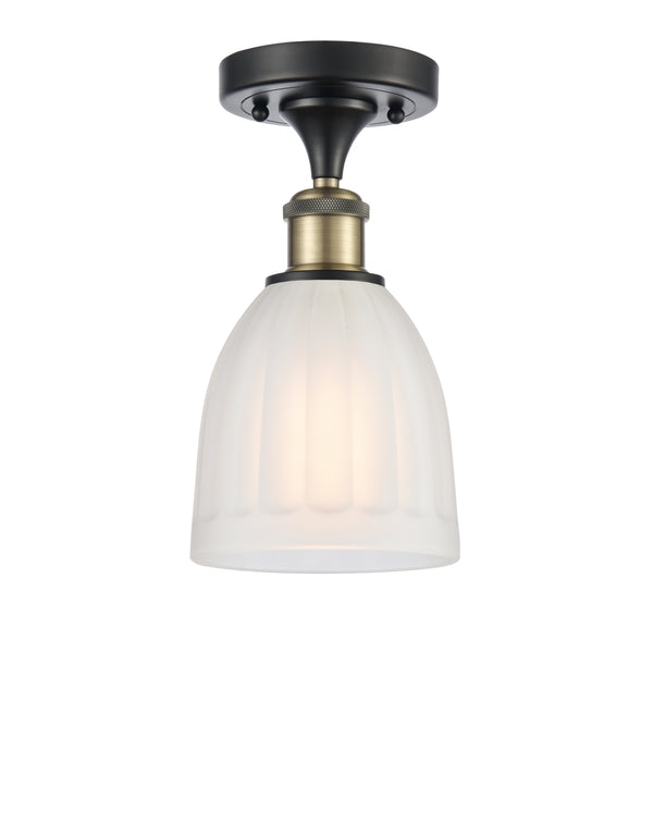 Innovations Lighting Brookfield 1 Light Semi-Flush Mount Part Of The Ballston Collection 516-1C-BAB-G441-LED