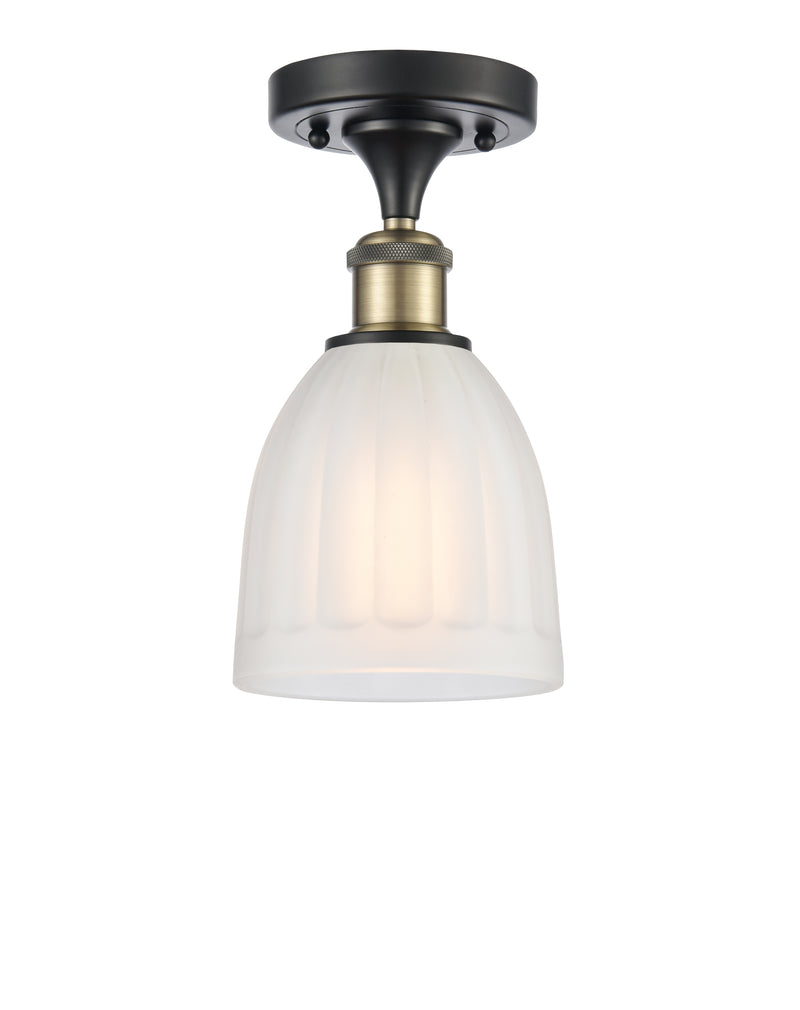 Innovations Lighting Brookfield 1 Light Semi-Flush Mount Part Of The Ballston Collection 516-1C-BAB-G441-LED