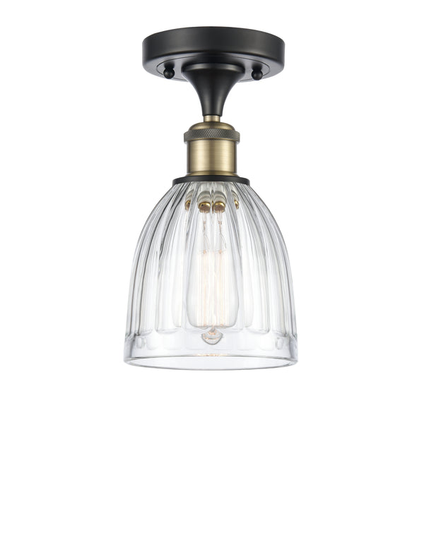 Innovations Lighting Brookfield 1 Light Semi-Flush Mount Part Of The Ballston Collection 516-1C-BAB-G442-LED