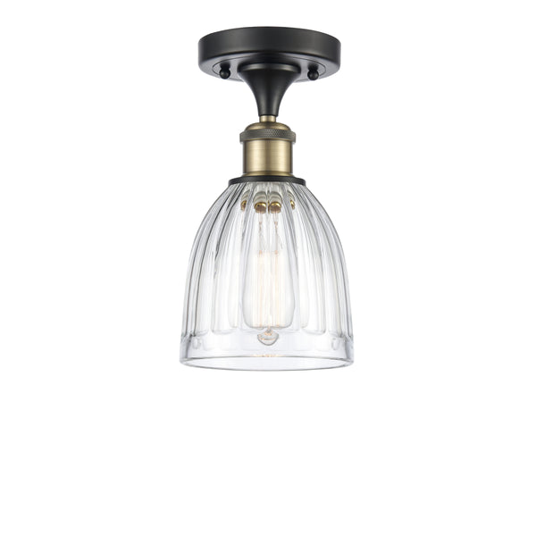 Innovations Lighting Brookfield 1 Light Semi-Flush Mount Part Of The Ballston Collection 516-1C-BAB-G442