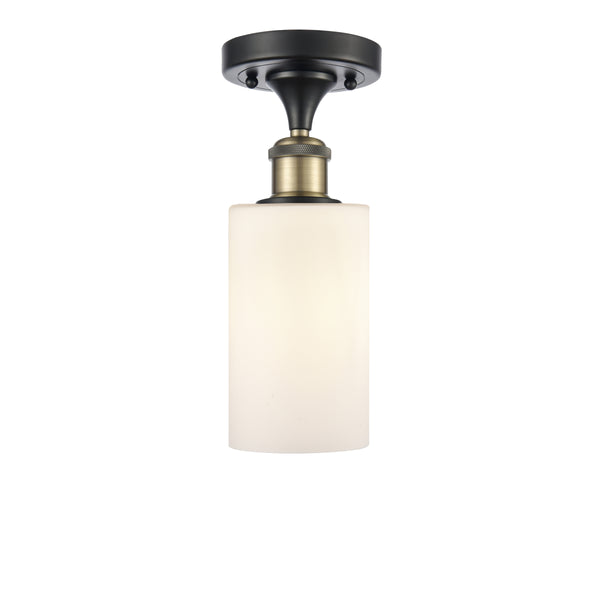 Innovations Lighting Clymer 1 Light Semi-Flush Mount Part Of The Ballston Collection 516-1C-BAB-G801