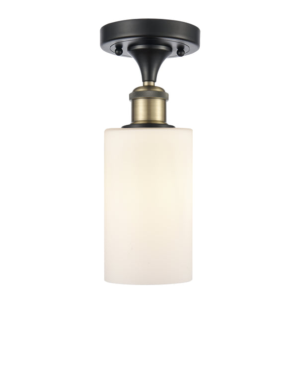 Innovations Lighting Clymer 1 Light Semi-Flush Mount Part Of The Ballston Collection 516-1C-BAB-G801-LED